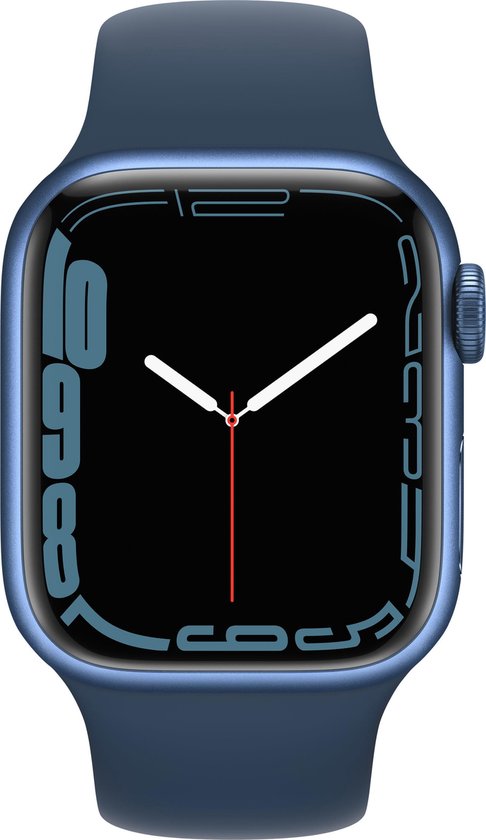 Apple Watch Series 7 - 41 mm - 4G - GPS - Bleu