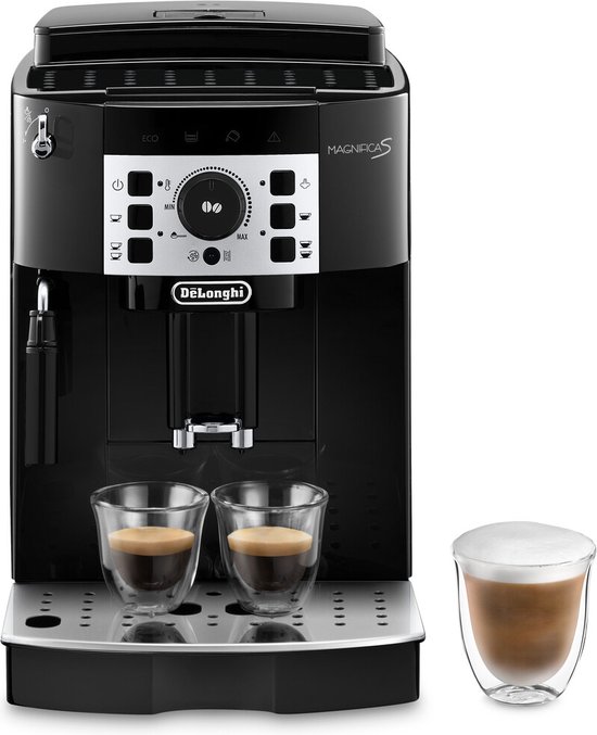 De’Longhi Magnifica S - machine à expresso entièrement automatique avec mousseur à lait manuel et groupe d'infusion amovible - Noir - ECAM20.110.B