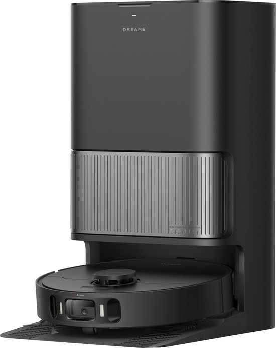Dreame L40 Ultra AE – Robot Aspirateur Auto-nettoyant avec Système de Lavage à Eau Chaude, Puissance d'Aspiration de 19 000 Pa & Station de Vidange Automatique - Noir