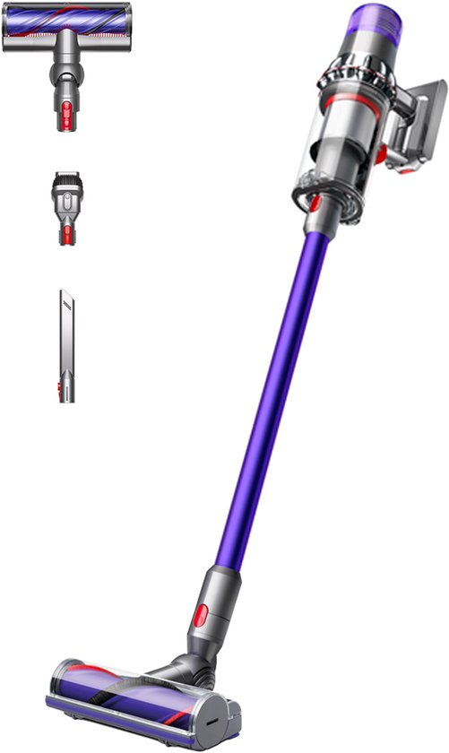 Dyson V11 Advanced - Aspirateur balai - Violet - 185 Air Watts - Autonomie améliorée