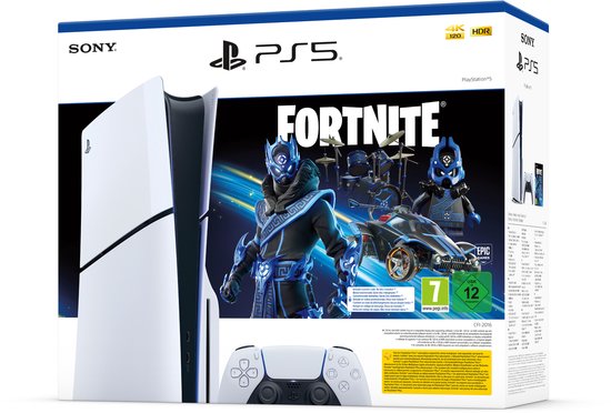 PlayStation 5 Disc Edition - Slim – Pack Fortnite® Cobalt Star