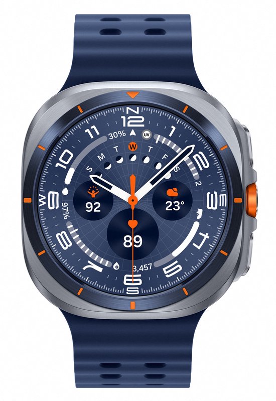 Samsung Galaxy Watch Ultra (2025) - montre connectée - 47mm - LTE - Titanium Blue